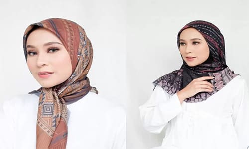 Cara Pakai Hijab Segi Empat
