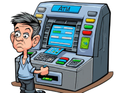 Skimming ATM